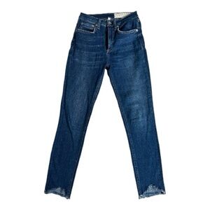 Rag & Bone High Waist Ankle Skinny Jeans size 23